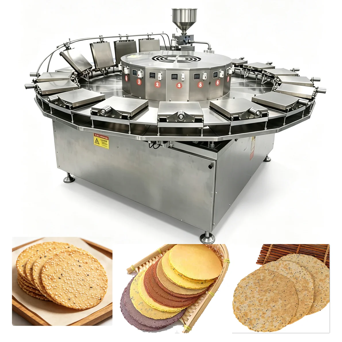 Coke cake sesame cake coarse grain cake machine